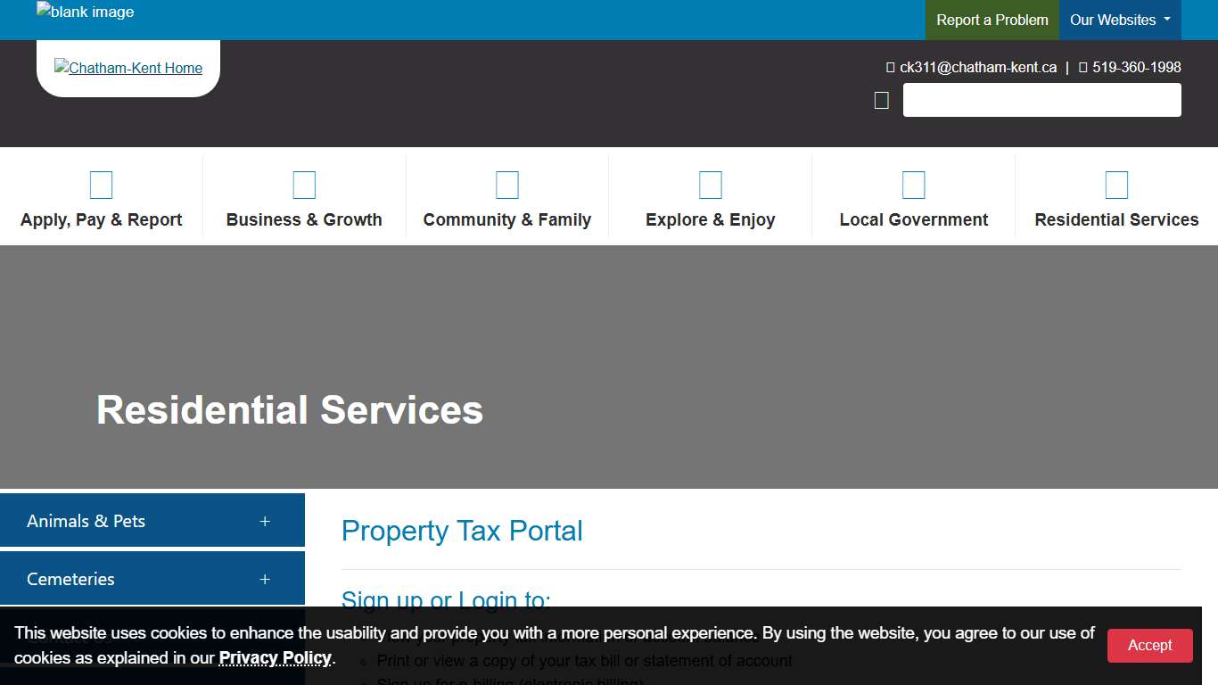 Property Tax Portal