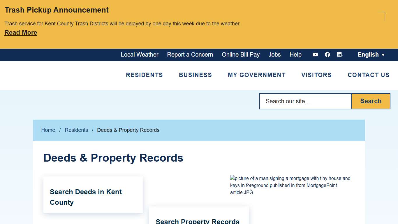 Deeds & Property Records Kent County Levy Court